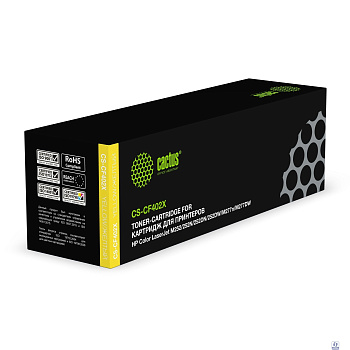 Тонер Картридж Cactus CS-CF402X желтый для HP CLJ M252/252N/252DN/252DW/M277n/M277DW (2300стр.)