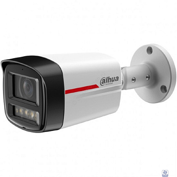 DAHUA DH-IPC-HFW2849TLP-S-LED-0280B-PRO Уличная цилиндрическая IP-видеокамера WizColor 8Мп, 1/1,8” CMOS, объектив 2.8мм, видеоаналитика, микрофон, LED 50м, IP67, металл