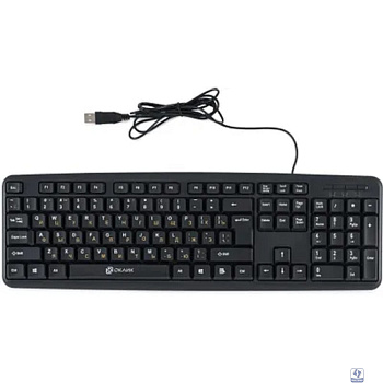 Повреждение упаковки Клавиатура Oklick 130M черный USB [337077]
