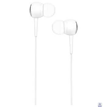 HOCO M19/ Наушники + микрофон/ Кнопка ответа/ 1.2м/ 3.5 mm jack/ White