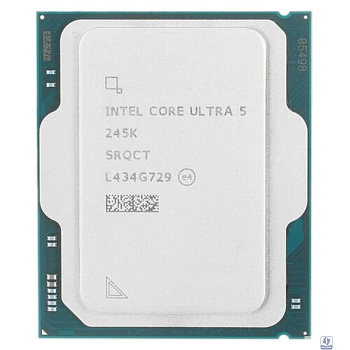 Центральный Процессор Intel Core Ultra 5 245K OEM (Arrow Lake, C14(8EC/6PC)/T14, 3,6/5,2GHz, GPU Intel Graphics, L2 26Mb, Cache 24Mb, TDP 125/159W, S1851)