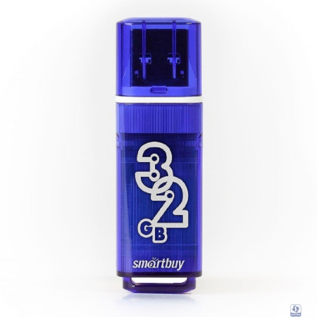 Smartbuy USB Drive 32GB Glossy series Dark Blue 3.0/3.1  (SB32GBGS-DB) 