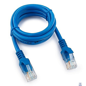 Cablexpert Патч-корд UTP PP12-1M/B кат.5e, 1м, литой, многожильный (синий)