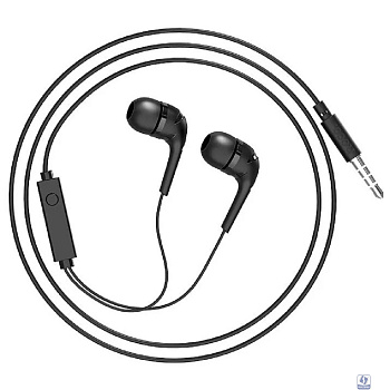 HOCO M40/ Наушники + микрофон/ Многофункциональная кнопка/ 1.2м/ 3.5 mm jack/ Black
