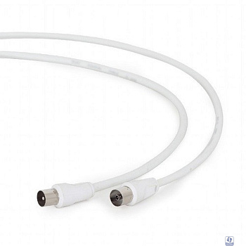 Кабель Кабель телевизионный, Coaxial M/F, белый, 5м (CCV-515-W-5M)
