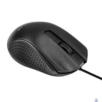 Exegate EX298192RUS Мышь ExeGate Professional Standard SH-8012 (USB, оптическая, 1000dpi, 3D, 3 кнопки и колесо прокрутки, длина кабеля 1,35м, черная, Color Box)