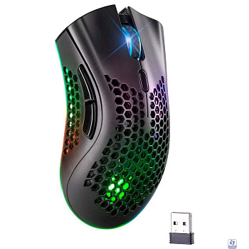 Defender Беспроводная игровая мышь Warlock GM-709L RGB,8кнопок,2400dpi 