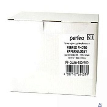 Perfeo PF-GLA6-180/600 Бумага Perfeo глянцевая 600л, 10х15 180 г/м2 (G11)