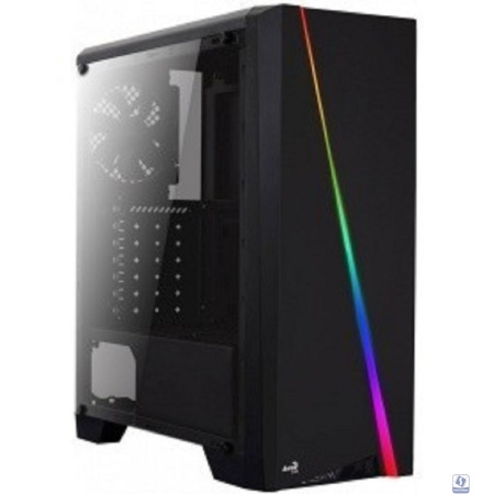 Корпус Aerocool Cylon черный без БП ATX 1x120mm 2xUSB2.0 1xUSB3.0 audio CardReader bott PSU [968842]