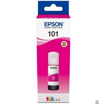 EPSON C13T03V34A  Контейнер 101 с пурпурными чернилами для  L4150/L4160/L6160/L6170/L6190, L6290 70 мл. 