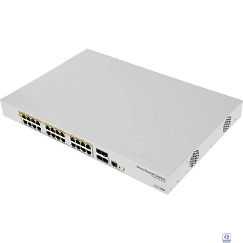MikroTik CRS328-24P-4S+RM Коммутатор с поддержкой PoE, 802.3af/at, 4 SFP+, 24 x 1000Mbit