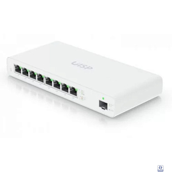 UBIQUITI Switch UISP-S PoE-коммутатор, 8х 1G RJ45, 1х SFP, раздача 110 Вт