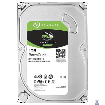 1TB Seagate BarraCuda (ST1000DM010)  RECERTIFIED HDD 