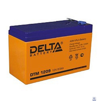 Delta DTM 1209  (9 А\ч, 12В) свинцово- кислотный аккумулятор  