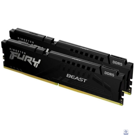 Kingston DDR5 DIMM 64GB 5600MT/s CL40 (Kit of 2) FURY Beast Black KF556C40BB2K2-64