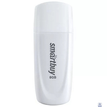Smartbuy USB Drive 8GB Scout White (SB008GB2SCW) UFD 2.0