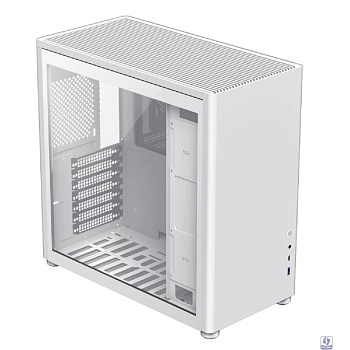 GameMax Корпус Spark Pro Full White без БП (Midi Tower, ATX, Белый., USB3.0+Type C, Зак. стекло)
