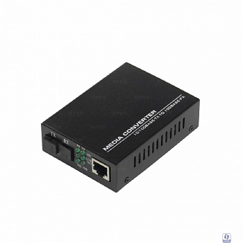 NTSS WDM медиаконвертер NTSS с RJ45 портом 10/100Base-T и 10/100Base-FX с разъемом SC, рабочая длина волны (передача/прием) 1310/1550 нм, SM, дальность до 20 км, DC 5В 2A NTSS-120A