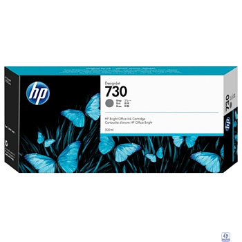 HP 730  P2V72A Картридж HP серый   
