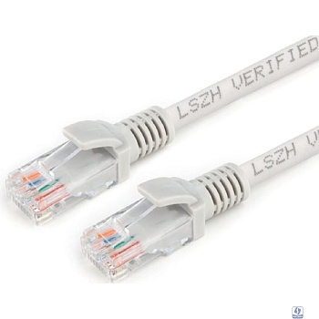 Cablexpert Патч-корд LSZH медный UTP кат.5e, 20м, литой, многожильный (серый) [PP30-20M]