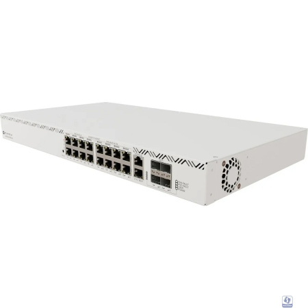 MikroTik CRS320-8P-8B-4S+RM Коммутатор управляемый, 17*1Gbit RJ45, 4*SFP+,  PoE (1-16port) RouterOS v7