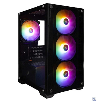 1STPLAYER FIREBASE X2-M / mATX / 4x120mm FRGB fans / X2-M-BK-4F1