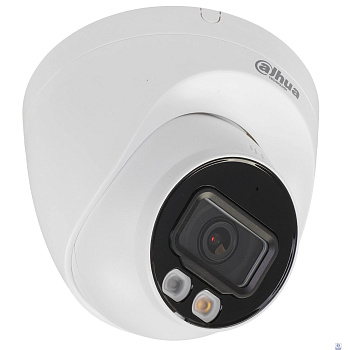 DAHUA DH-IPC-HDW2849TP-S-IL-0360B Уличная турельная IP-видеокамера SmartDualLight 8Мп, 1/2.7” CMOS, объектив 3.6мм, видеоаналитика, микрофон, ИК 30м, LED 30м, IP67, металл/пластик