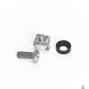 Exegate EX292856RUS Крепежный комплект ExeGate CNS-M6-20 (винт, шайба, квадратная гайка, упаковка 20шт)