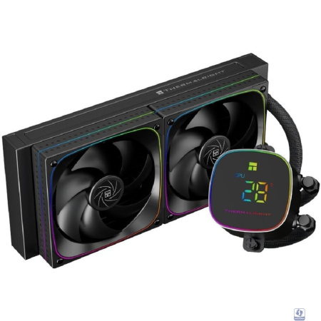 Thermalright Система водяного охлаждения Frozen Horizon 240 Digital Argb Black / 2x120mm ARGB PWM Fans / TRFH240DAB