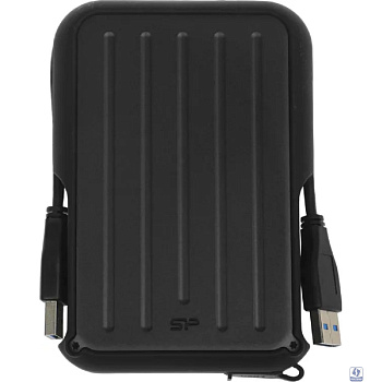 Silicon Power Portable HDD 4TB Armor A66, 2.5", USB 3.2, Черный (SP040TBPHD66LS3K)
