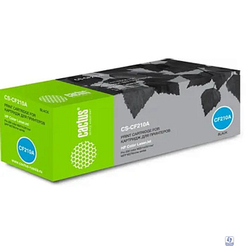 Тонер Картридж Cactus CS-CF210A черный для HP LaserJet Pro 200 M251/M276 (1600стр.)