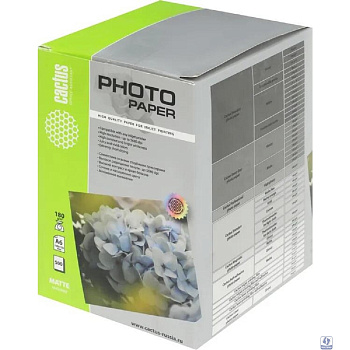 Фотобумага Cactus CS-MA6180500 A6/180г/м2/500л./белый матовое для струйной печати