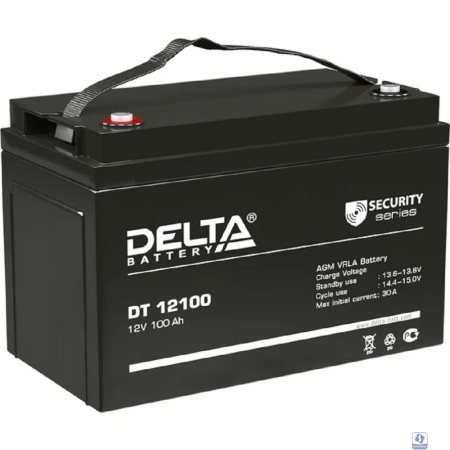Delta DT 12100 (100 А\ч, 12В) свинцово- кислотный аккумулятор  
