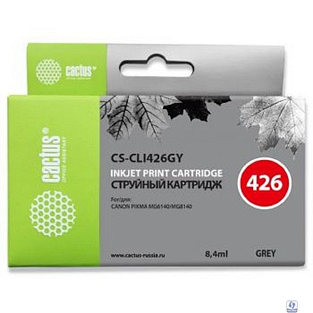 Cactus CLI426GY  Картридж  для Canon MG5140/5240/6140/8140/MX884, серый