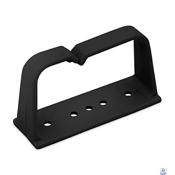 Cabeus JI01-A-BK Кабельный органайзер вертикальное(кольцо) пластиковое 75х42мм, цвет черный (RAL 9004)