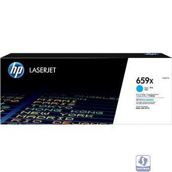 Картридж лазерный HP 659X W2011X голубой (29000стр.) для HP LJ M856/M776