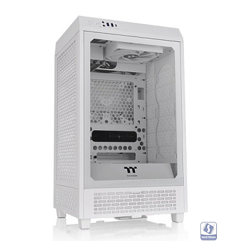 Корпус Thermaltake The Tower 200 белый без БП miniITX 11x120mm 5x140mm 2xUSB3.0 1xUSB3.1 audio bott PSU