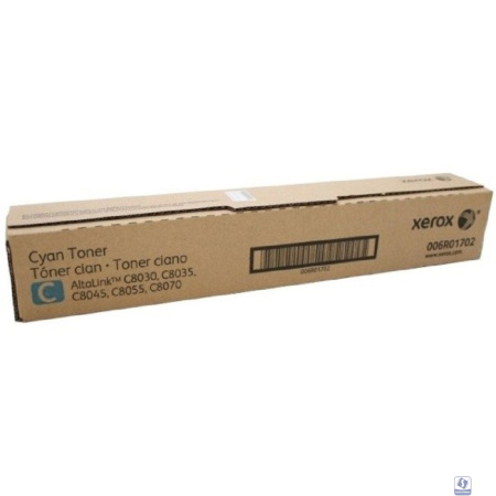 XEROX 006R01702 Тонер-картридж для AltaLink C8030/35/45/55/70, 15К, голубой 