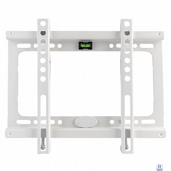 Kromax IDEAL-5W white,  Кр. стал. наст. для TV 15"-47", max 35 кг, 0 ст св., от ст. 20 мм, max VESA 200x200 мм.