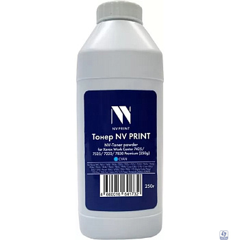 Тонер + девелопер NVP для Xerox WorkCenter 7425, 7525, 7220, 7830 Premium (250г) Cyan. WC 7425, 7428, 7435; WC 7220, 7225; WC 7525, 7530, 7535, 7545, 7556, 7830, 7835, 7845, 7855, 7970; Color C60, С70