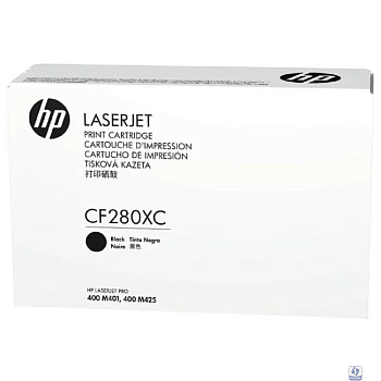 HP Картридж CF280XC 80X лазерный увеличенной емкости (6900 стр) (белая корпоративная коробка)
