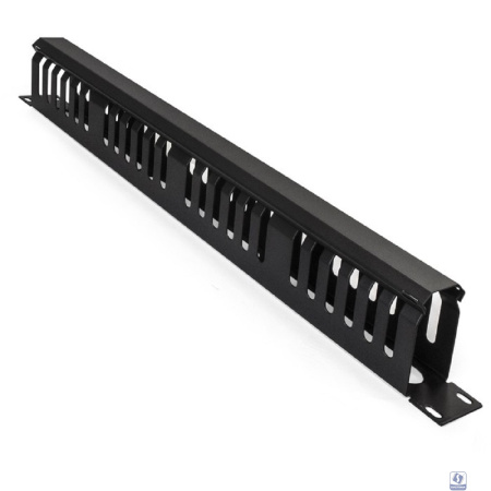 Exegate EX292873RUS Exegate EX292873RUS Кабельный органайзер ExeGate CM19-1U-24M-CV (горизонтальный 19" 1U, металлический, 2 окна в основании профиля, гребенка на 24 выреза, глубина 45mm, с металличес