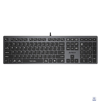 Клавиатура A4Tech Fstyler FX50 серый USB slim Multimedia (FX50 GREY) [FX50 GREY]