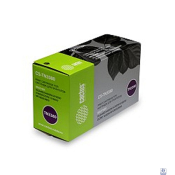 CACTUS TN-3380 Тонер-картридж CS-TN3380 для принтеров Brother HL5440D/5450DN/5470DW/6180DW черный 8000 стр