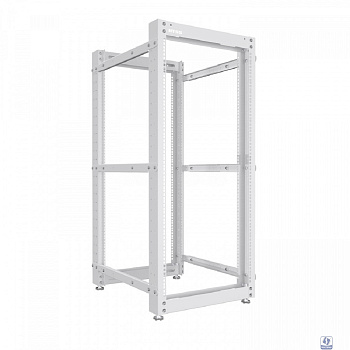 NTSS Стойка серверная NTSS OR двухрамная 24U 600-1000мм, комплект ножек, серый RAL 7035 NTSS-2POR24U/600-1000