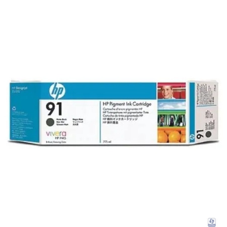 HP C9464A Картридж №91, Matte Black 