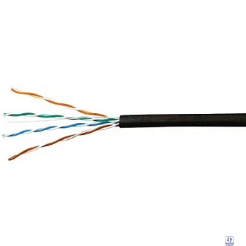SkyNet Кабель Standart UTP outdoor 4x2x0,48, медный, FLUKE TEST, кат.5e, однож., 100 м, box, черный [CSS-UTP-4-CU-OUT/100]