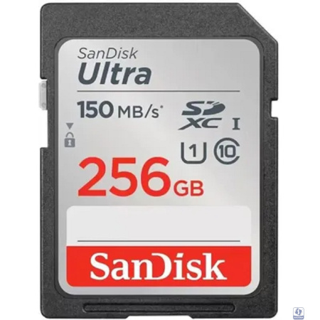 SecureDigital 256GB SanDisk SDXC Class 10 UHS-I U1 Ultra R 150MB/s <SDSDUNC-256G-GN6IN>