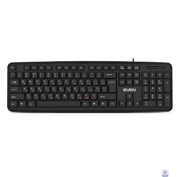 Клавиатура SVEN KB-S230 чёрная (104кл, каб. 2м)
