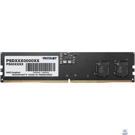 Patriot DDR5 DIMM 32Gb 5600MHz PSD532G56002 Signature RTL PC5-44800 CL46 ECC 288-pin 1.1В dual rank Ret
